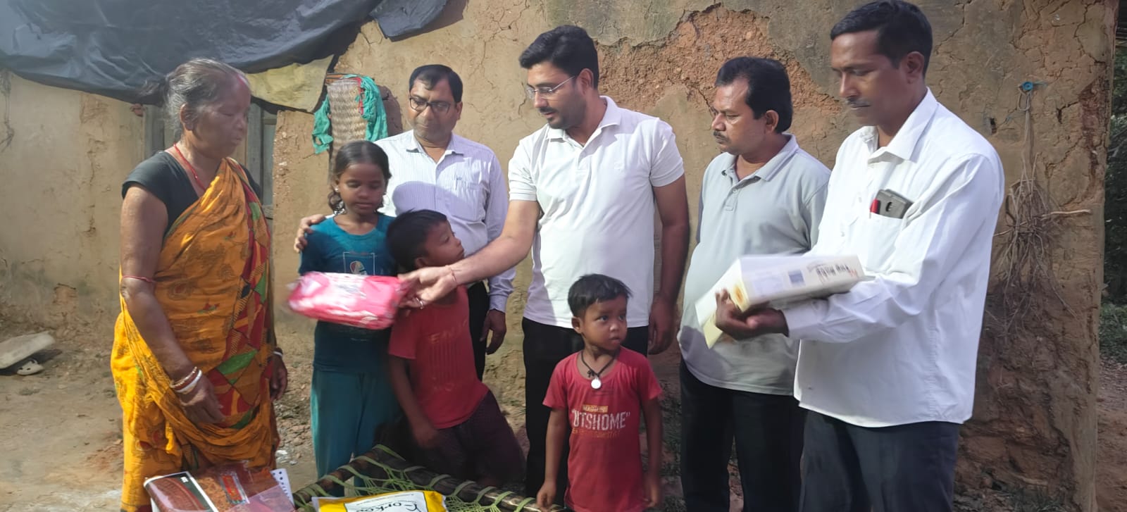 New clothes distribution among the orphaned children