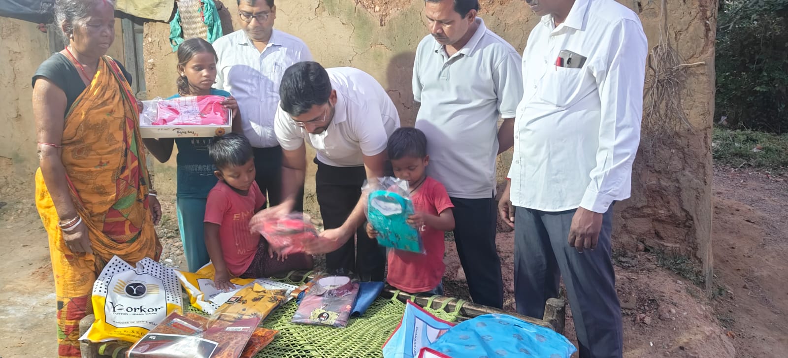 New clothes distribution among the orphaned children