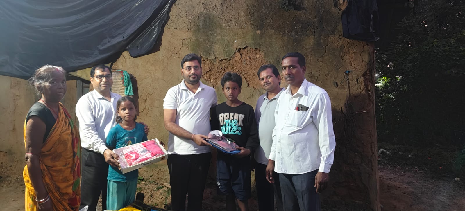 New clothes distribution among the orphaned children