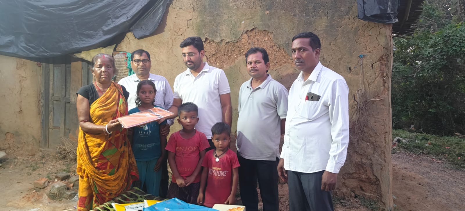 New clothes distribution among the orphaned children
