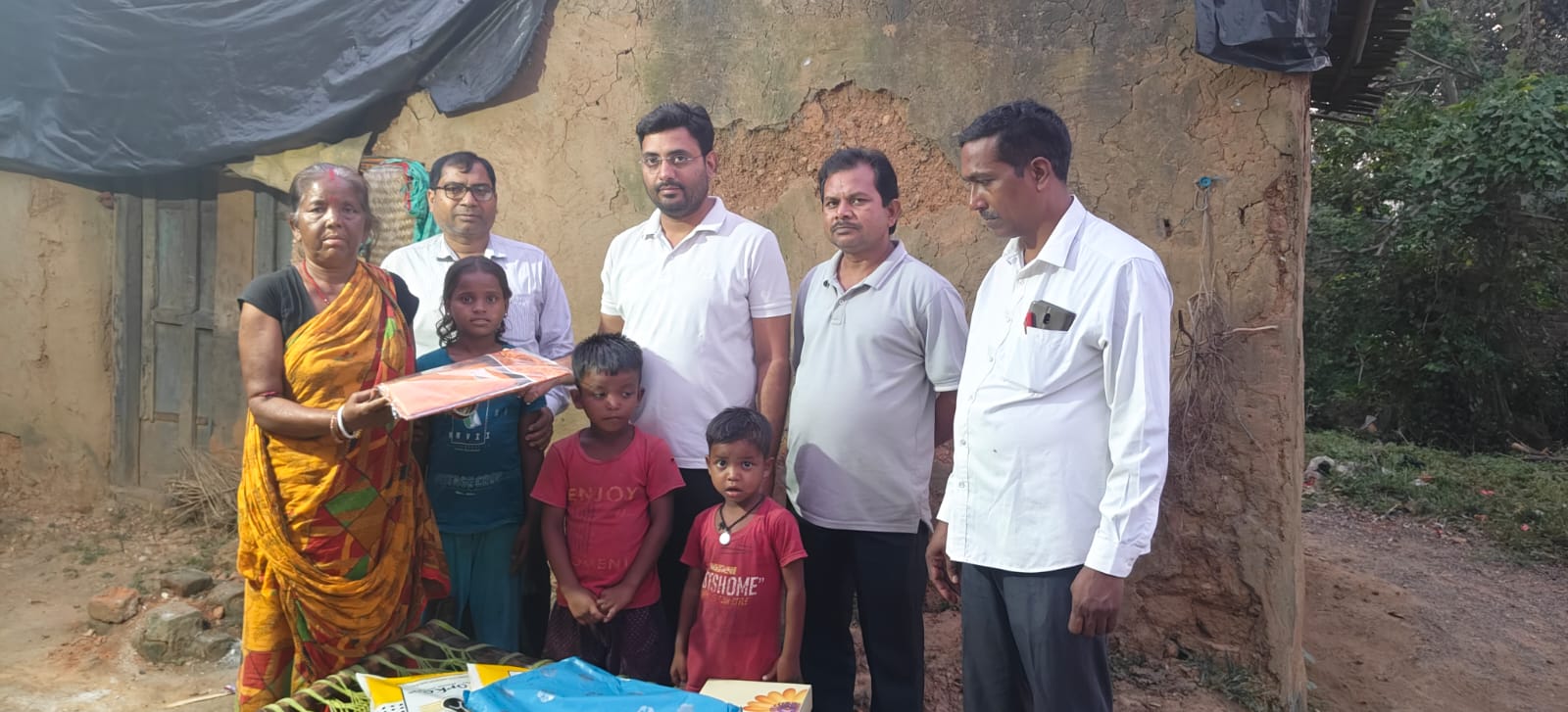 New clothes distribution among the orphaned children