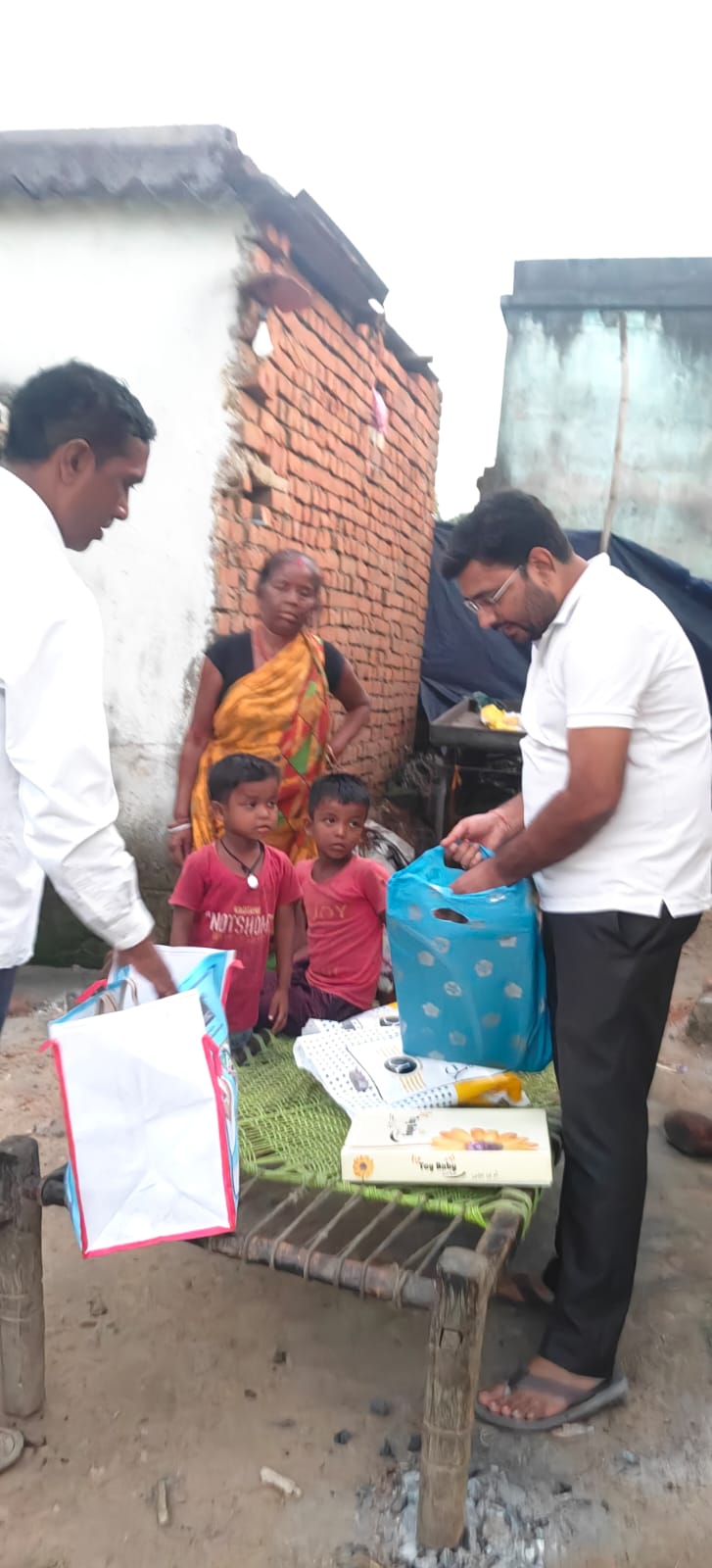 New clothes distribution among the orphaned children