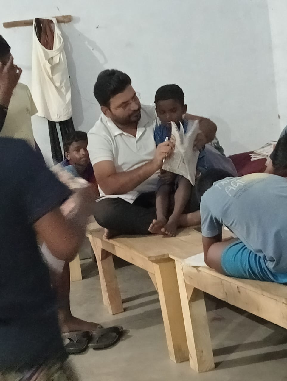 Serving orphaned children in a residential school for orphaned children..