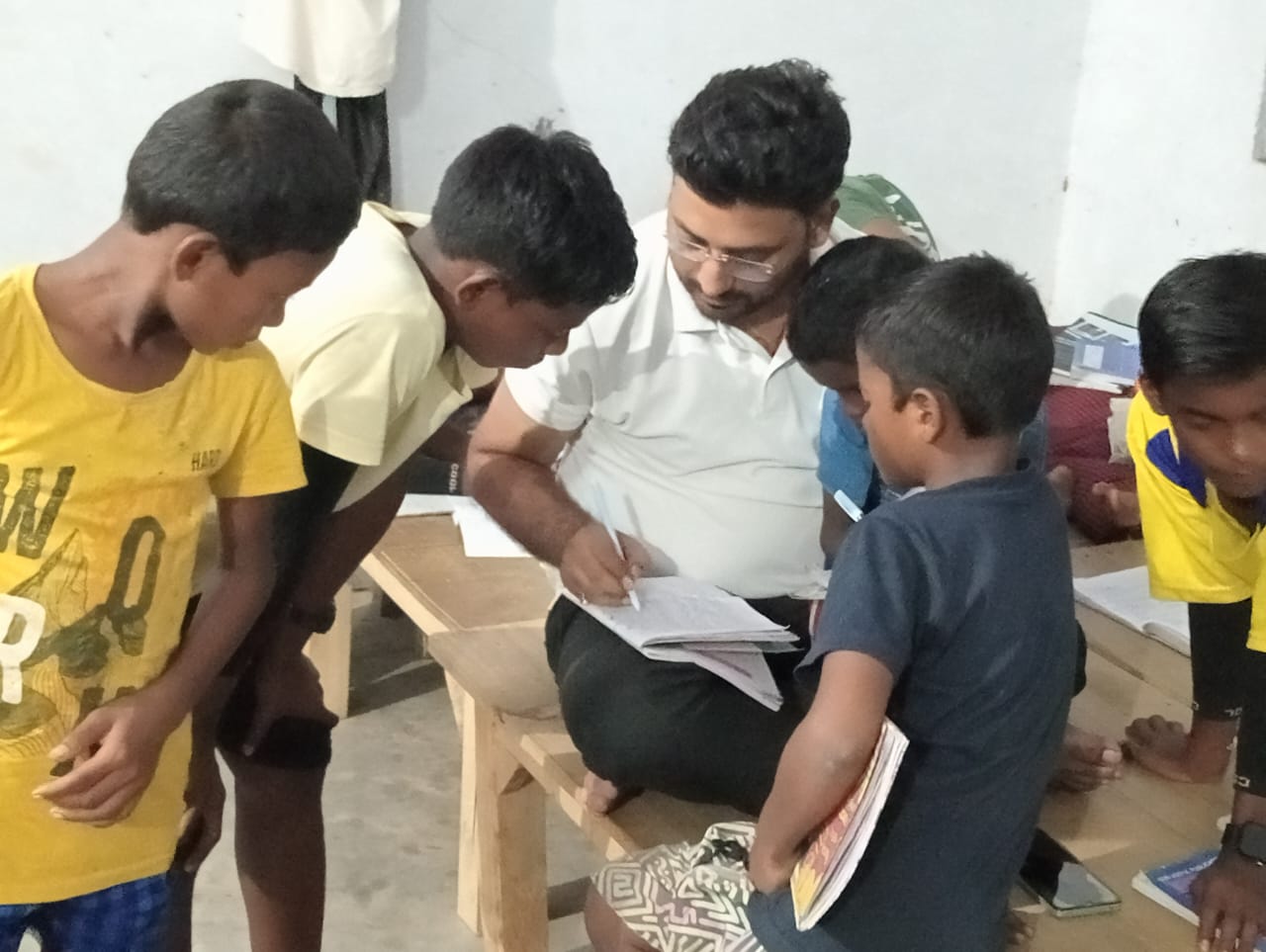 Serving orphaned children in a residential school for orphaned children..