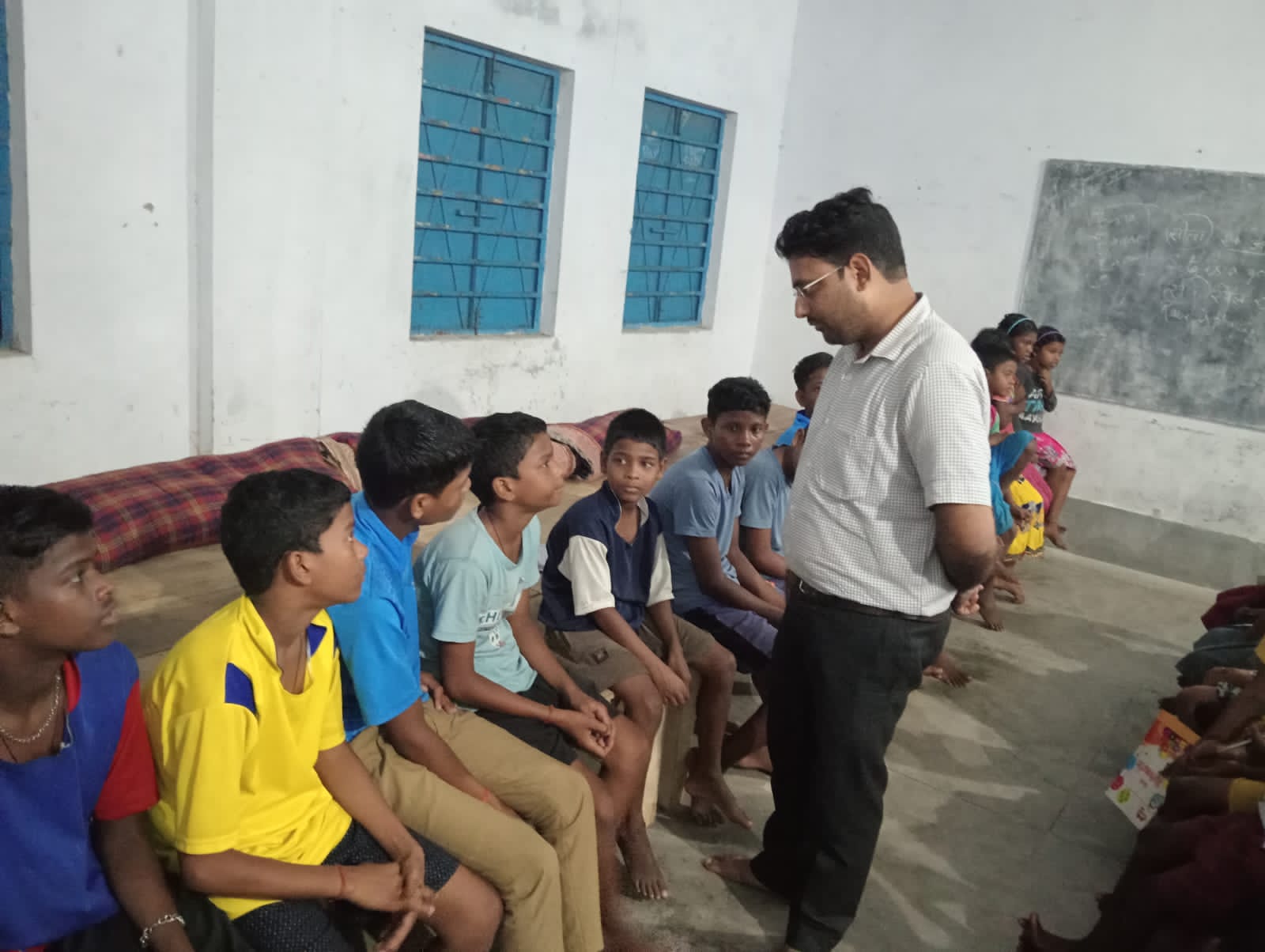 Serving orphaned children in a residential school for orphaned children..